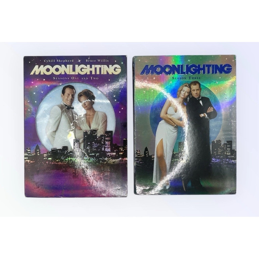 Moonlighting season 1 2 3 DVD Bruce Willis and Cybill Shepherd